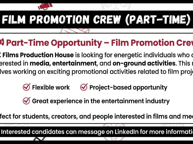 Part-Time Opportunity in Film Promotion and Media Activities